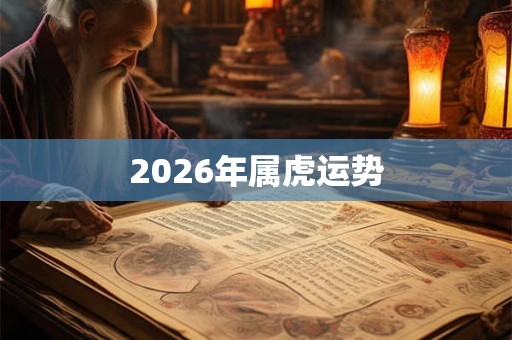 2026年属虎运势 2026年属虎运势