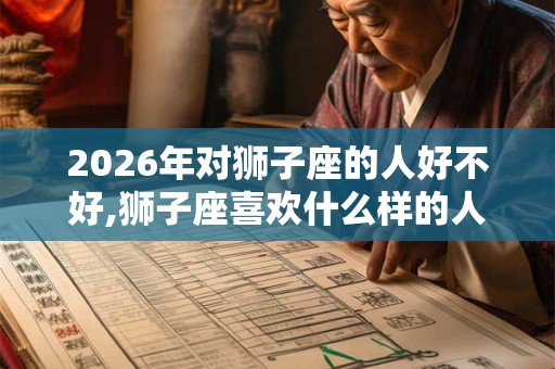 2026年对狮子座的人好不好,狮子座喜欢什么样的人