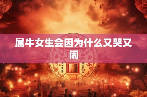 属牛女生会因为什么又哭又闹