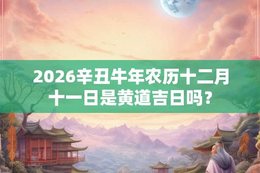 2026辛丑牛年农历十二月十一日是黄道吉日吗？