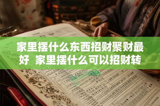 家里摆什么东西招财聚财最好  家里摆什么可以招财转运