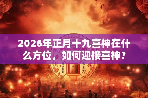 2026年正月十九喜神在什么方位，如何迎接喜神？