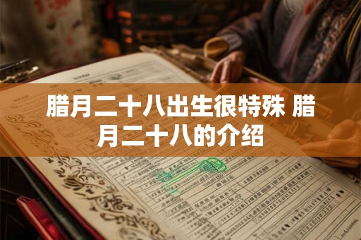 腊月二十八出生很特殊 腊月二十八的介绍