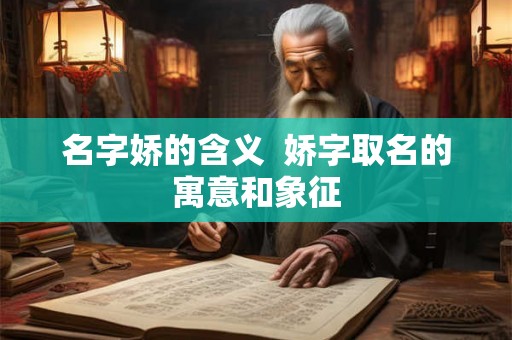 名字娇的含义  娇字取名的寓意和象征