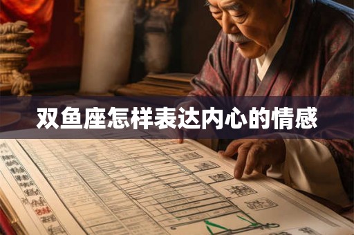 双鱼座怎样表达内心的情感