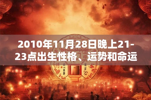 2010年11月28日晚上21-23点出生性格、运势和命运 2010年11月28日晚上21-23点出生性格、运势和命运