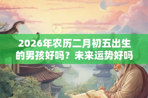 2026年农历二月初五出生的男孩好吗？未来运势好吗？