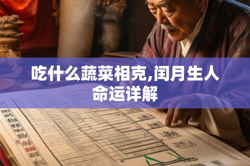 吃什么蔬菜相克,闰月生人命运详解