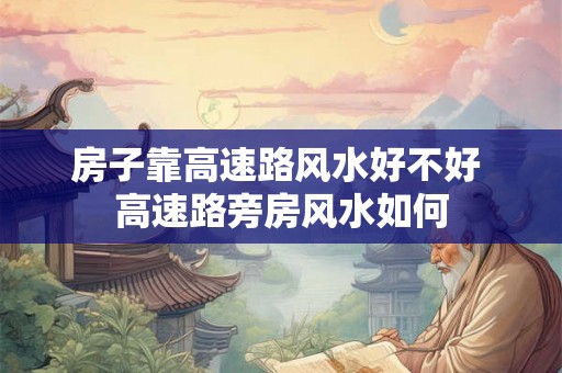 房子靠高速路风水好不好 高速路旁房风水如何