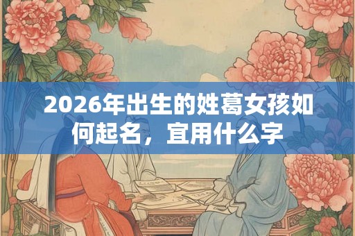2026年出生的姓葛女孩如何起名，宜用什么字