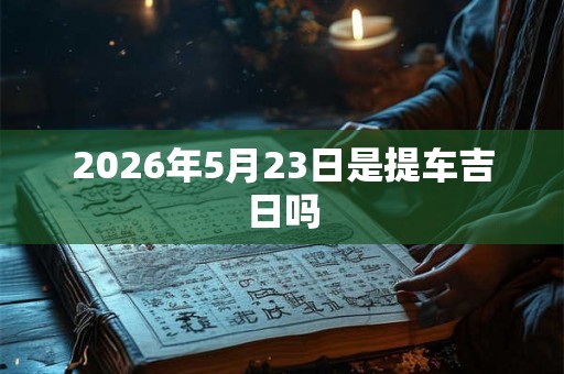 2026年5月23日是提车吉日吗 2026年5月23日是提车吉日吗