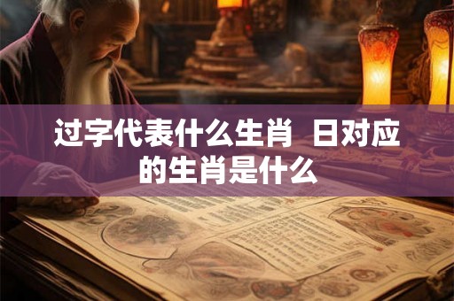 过字代表什么生肖  日对应的生肖是什么