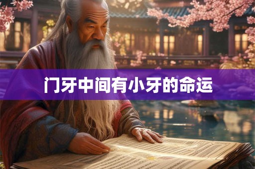 门牙中间有小牙的命运