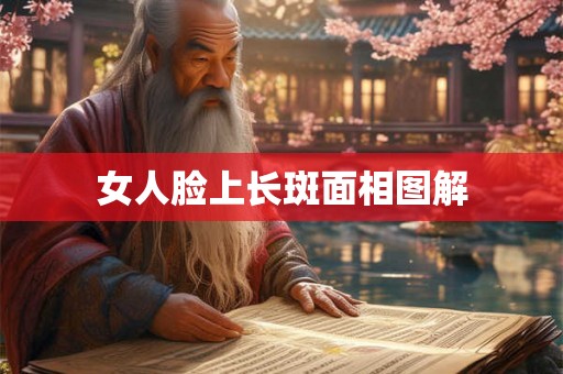 女人脸上长斑面相图解