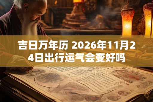 吉日万年历 2026年11月24日出行运气会变好吗 吉日万年历 2026年11月24日出行运气会变好吗
