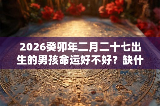 2026癸卯年二月二十七出生的男孩命运好不好？缺什么