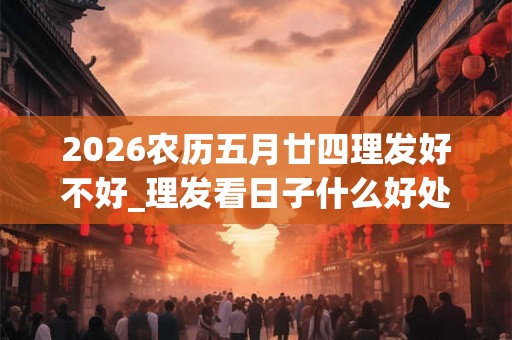 2026农历五月廿四理发好不好_理发看日子什么好处 2026农历五月廿四理发好不好_理发看日子什么好处