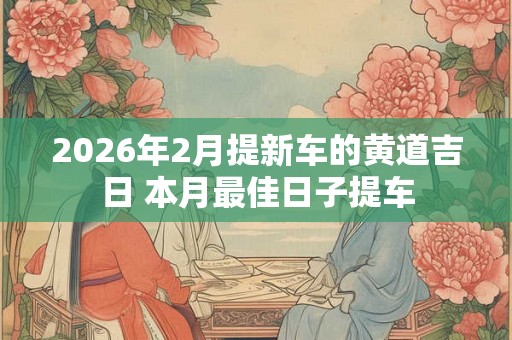 2026年2月提新车的黄道吉日 本月最佳日子提车