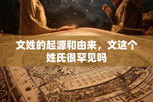 文姓的起源和由来，文这个姓氏很罕见吗