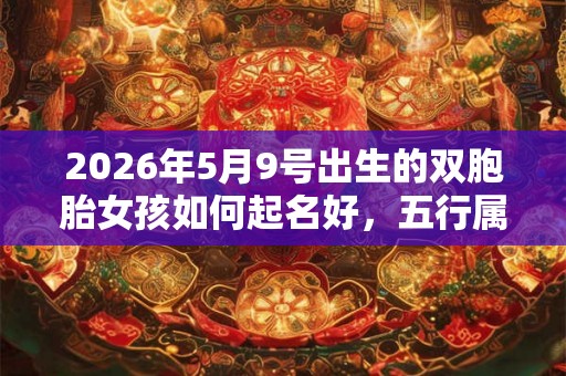 2026年5月9号出生的双胞胎女孩如何起名好，五行属什么？