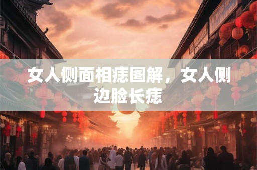 女人侧面相痣图解，女人侧边脸长痣