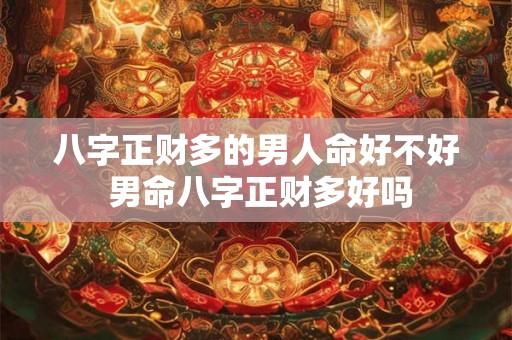 八字正财多的男人命好不好 男命八字正财多好吗