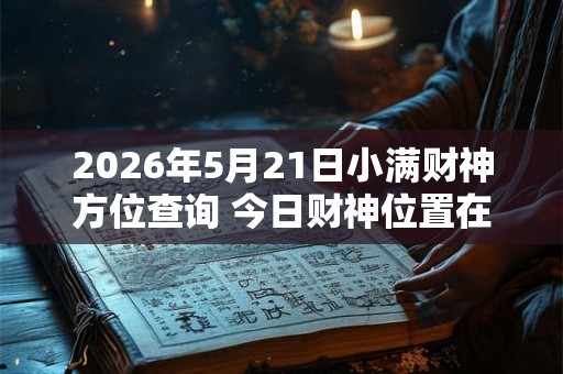 2026年5月21日小满财神方位查询 今日财神位置在哪儿