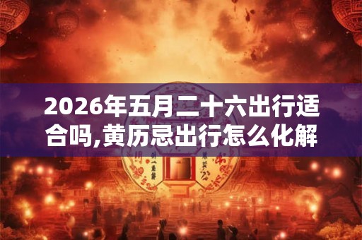2026年五月二十六出行适合吗,黄历忌出行怎么化解 2026年五月二十六出行适合吗,黄历忌出行怎么化解