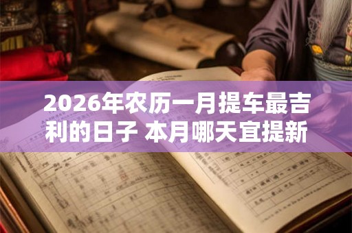 2026年农历一月提车最吉利的日子 本月哪天宜提新车