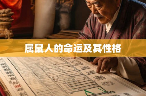 属鼠人的命运及其性格
