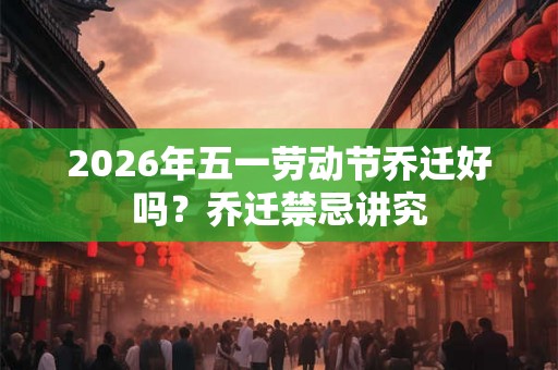 2026年五一劳动节乔迁好吗?乔迁禁忌讲究 2026年五一劳动节乔迁好吗?乔迁禁忌讲究