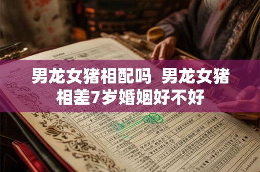 男龙女猪相配吗  男龙女猪相差7岁婚姻好不好