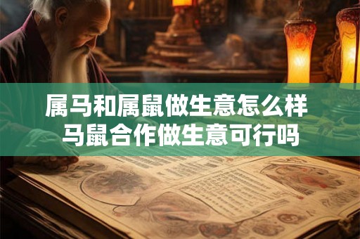 属马和属鼠做生意怎么样 马鼠合作做生意可行吗