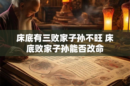 床底有三败家子孙不旺 床底败家子孙能否改命