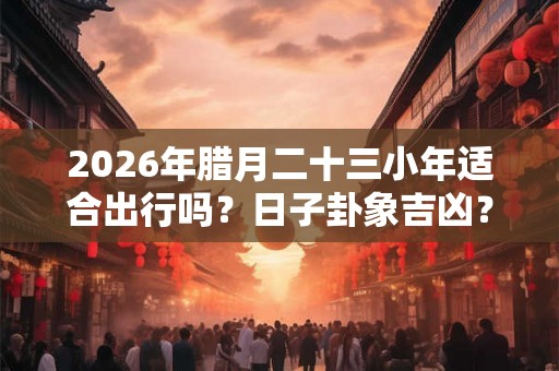2026年腊月二十三小年适合出行吗？日子卦象吉凶？