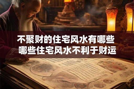 不聚财的住宅风水有哪些 哪些住宅风水不利于财运