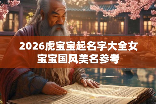 2026虎宝宝起名字大全女宝宝国风美名参考