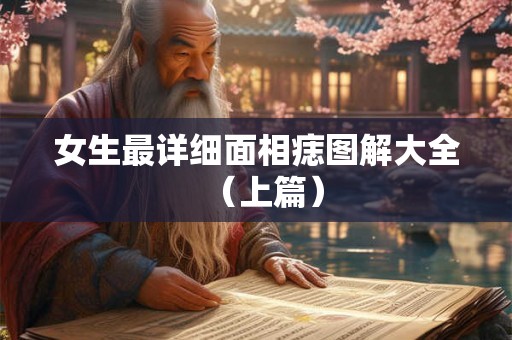 女生最详细面相痣图解大全（上篇）