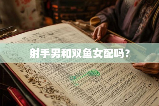 射手男和双鱼女配吗？