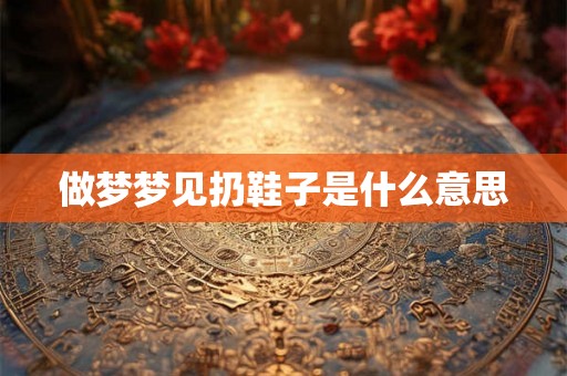 做梦梦见扔鞋子是什么意思