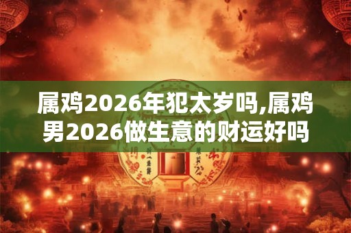 属鸡2026年犯太岁吗,属鸡男2026做生意的财运好吗 属鸡2026年犯太岁吗,属鸡男2026做生意的财运好吗