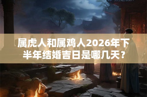 属虎人和属鸡人2026年下半年结婚吉日是哪几天？