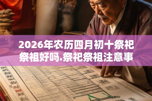 2026年农历四月初十祭祀祭祖好吗.祭祀祭祖注意事项