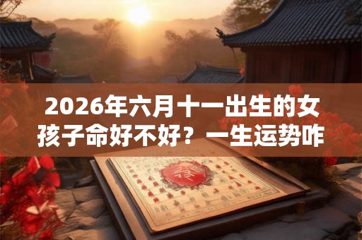 2026年六月十一出生的女孩子命好不好？一生运势咋样
