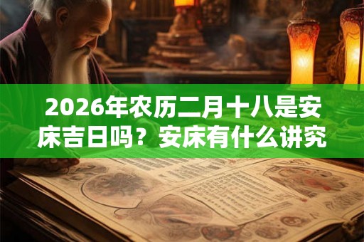 2026年农历二月十八是安床吉日吗？安床有什么讲究？