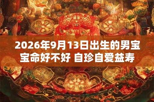 2026年9月13日出生的男宝宝命好不好 自珍自爱益寿