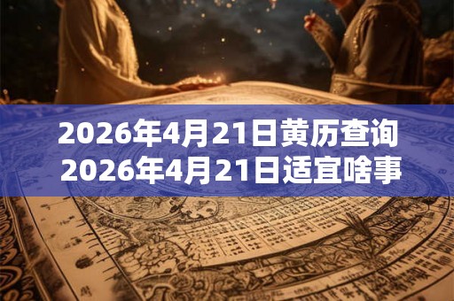 2026年4月21日黄历查询 2026年4月21日适宜啥事