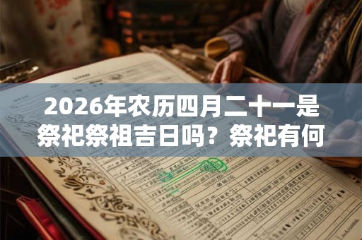 2026年农历四月二十一是祭祀祭祖吉日吗？祭祀有何讲究？