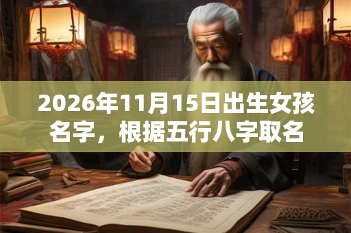 2026年11月15日出生女孩名字,根据五行八字取名 2026年11月15日出生女孩名字,根据五行八字取名
