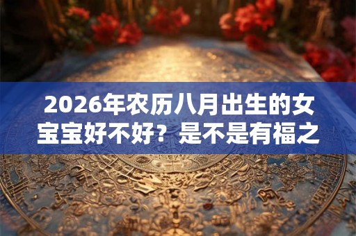 2026年农历八月出生的女宝宝好不好？是不是有福之命？